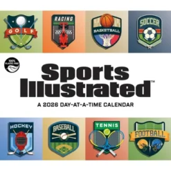 Trends International 2026 Sports Illustrated Sports Dayata Time 6.12"x5.37" Box Calendar -Everyday Fan & Home GUEST 02f6f1ce e6b8 4b29 92ee 3ab62bc48748