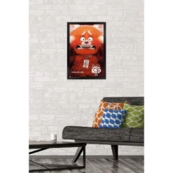 Trends International Disney Pixar Turning Red - Teaser One Sheet Framed Wall Poster Prints