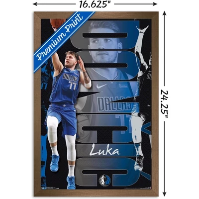 Trends International NBA Dallas Mavericks - Luka Doncic 19 Framed Wall Poster Prints 4 Trends International NBA Dallas Mavericks - Luka Doncic 19 Framed Wall Poster Prints - Image 2
