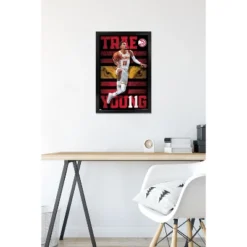 Trends International NBA Atlanta Hawks - Trae Young 20 Framed Wall Poster Prints -Everyday Fan & Home GUEST 0682ca7b 490f 446d bca1 9b1e92dcb9b2