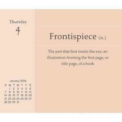 Trends International Inc. 2024 Daily Desk Calendar 4.25"x5" Words-a-Day 7 Trends International Inc. 2024 Daily Desk Calendar 4.25"x5" Words-a-Day - Image 5