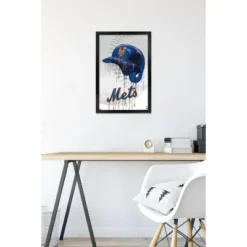 Trends International MLB New York Mets - Drip Helmet 22 Framed Wall Poster Prints -Everyday Fan & Home GUEST 079b856a eebf 4a16 8e27 2975a8f63b9a