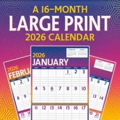 Trends International 2026 Large Print 12"x12" Wall Calendar -Everyday Fan & Home GUEST 0936a899 cd66 41a3 b4c0 35eeb8b9018b