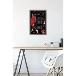 Trends International Michael Jordan - Timeline Framed Wall Poster Prints -Everyday Fan & Home GUEST 0b18cb23 b676 4095 9794 d112b4e78acd