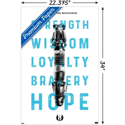 Trends International Star Wars: Saga - Lightsaber Text Unframed Wall Poster Prints 4 Trends International Star Wars: Saga - Lightsaber Text Unframed Wall Poster Prints - Image 2