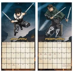 Trends International 2026 Attack On Titan 12"x12" Wall Calendar -Everyday Fan & Home GUEST 0d10fc9b f03e 4f26 b90d fa31b1811c77