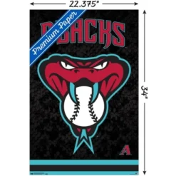 Trends International MLB Arizona Diamondbacks - Snake Head Logo Unframed Wall Poster Prints -Everyday Fan & Home GUEST 0d5483f6 324c 4b89 8f29 6da633b1938b