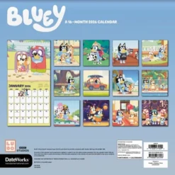 Trends International 2026 Bluey 12"x12" Wall Calendar -Everyday Fan & Home GUEST 0e66cee6 a9f6 44d8 b0fd 27400855b187