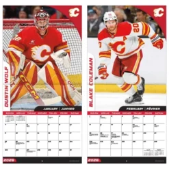NHL, Trends International 2026 Calgary Flames Bilingual French12"x12" Wall Calendar -Everyday Fan & Home GUEST 0ec13b0d 830c 4969 ae8d a64b4f9d6bf6