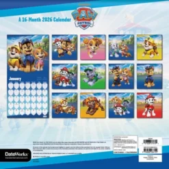 Trends International 2026 Paw Patrol 12"x12" Wall Calendar -Everyday Fan & Home GUEST 0ffec707 2fcc 452a 9155 d977cd38d1f8
