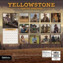 Trends International 2026 Yellowstone Bilingual French From The Bunkhouse 12"x12" Wall Calendar -Everyday Fan & Home GUEST 11033a94 48dc 46cd 858c 4ec218252e97