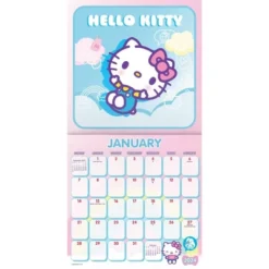 Trends International Inc. 2023-24 Wall Calendar 12"x12" Hello Kitty