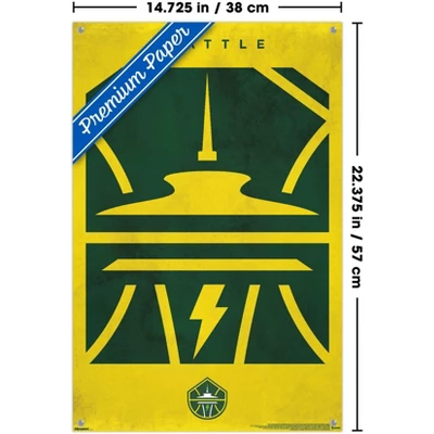 Trends International WNBA Seattle Storm - Logo 25 Unframed Wall Poster Prints 4 Trends International WNBA Seattle Storm - Logo 25 Unframed Wall Poster Prints - Image 2