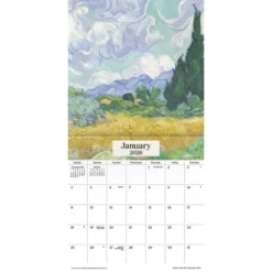 Trends International 2026 Van Gogh 12"x12" Wall Calendar