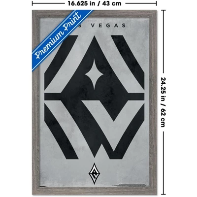 Trends International WNBA Las Vegas Aces - Logo 25 Framed Wall Poster Prints 4 Trends International WNBA Las Vegas Aces - Logo 25 Framed Wall Poster Prints - Image 2