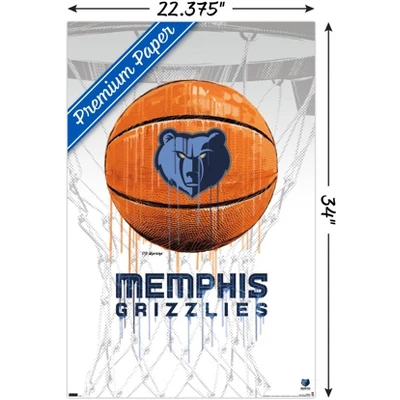Trends International NBA Memphis Grizzlies - Drip Basketball 21 Unframed Wall Poster Prints 4 Trends International NBA Memphis Grizzlies - Drip Basketball 21 Unframed Wall Poster Prints - Image 2