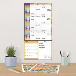 Trends International Inc. 2023-24 Wall Calendar 12"x12" Family Planner With Stickers -Everyday Fan & Home GUEST 1548af20 c790 4fea 832d d6102762a1e9