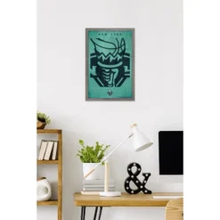 Trends International WNBA New York Liberty - Logo 25 Framed Wall Poster Prints