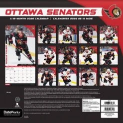 Trends International 2026 Ottawa Senators Bilingual French 12"x12" Wall Calendar -Everyday Fan & Home GUEST 16a1bfc7 3a26 4ee0 ae47 01e861e3a3d9