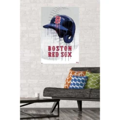 Trends International MLB Boston Red Sox - Drip Helmet 20 Unframed Wall Poster Prints