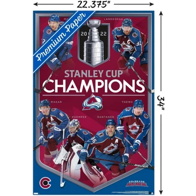Trends International NHL Colorado Avalanche - 2022 Stanley Cup Champions Unframed Wall Poster Prints 4 Trends International NHL Colorado Avalanche - 2022 Stanley Cup Champions Unframed Wall Poster Prints - Image 2