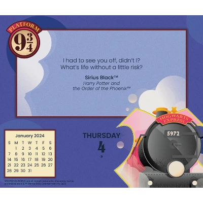 Trends International Inc. 2024 Daily Desk Calendar 4.25"x5" Harry Potter 7 Trends International Inc. 2024 Daily Desk Calendar 4.25"x5" Harry Potter - Image 5