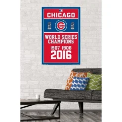 Trends International MLB Chicago Cubs - Champions 16 Unframed Wall Poster Prints
