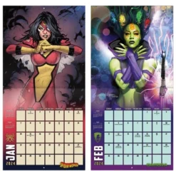 Trends International Inc. 2023-24 Wall Calendar 12"x12" Marvel Women Of Marvel -Everyday Fan & Home GUEST 1ee2889c f637 4f24 9f4e 27acab783247