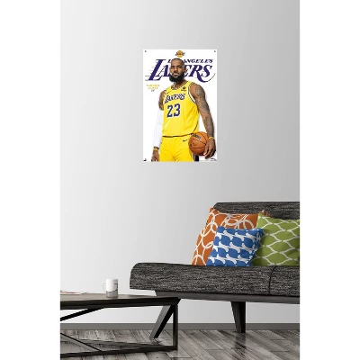 Trends International NBA Los Angeles Lakers - LeBron James Feature Series 23 Unframed Wall Poster Prints 3 Trends International NBA Los Angeles Lakers - LeBron James Feature Series 23 Unframed Wall Poster Prints