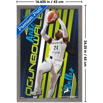 Trends International WNBA Dallas Wings - Arike Ogunbowale 25 Framed Wall Poster Prints 4 Trends International WNBA Dallas Wings - Arike Ogunbowale 25 Framed Wall Poster Prints - Image 2