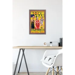 Trends International WNBA Indiana Fever - Caitlin Clark 2024 Rookie Of The Year Framed Wall Poster Prints -Everyday Fan & Home GUEST 210eb74f 47b1 4226 bd89 e0036d48c629
