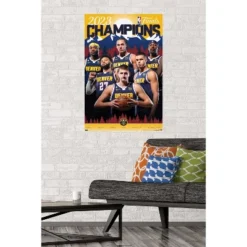 Trends International NBA Denver Nuggets - 2023 NBA Finals Champions Unframed Wall Poster Prints