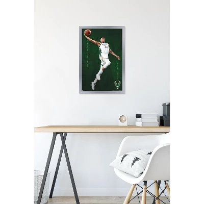 Trends International NBA Milwaukee Bucks - Giannis Antetokounmpo 19 Framed Wall Poster Prints 7 Trends International NBA Milwaukee Bucks - Giannis Antetokounmpo 19 Framed Wall Poster Prints - Image 5