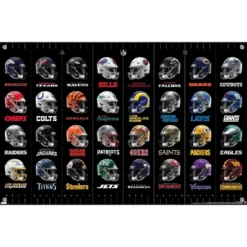 Trends International NFL League - Helmets 24 Unframed Wall Poster Prints -Everyday Fan & Home GUEST 263f999b b659 4c5e b826 648d8568fba2