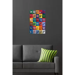 Trends International NBA League - Logos 25 Unframed Wall Poster Prints -Everyday Fan & Home GUEST 291dbf3f 57e3 474e a8d3 ee9c5a70df41