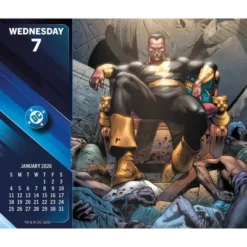 Trends International 2026 DC Comics Dayata Time 6.12"x5.37" Box Calendar -Everyday Fan & Home GUEST 2ab9b13a baf7 447f 8a02 512ab8790b61