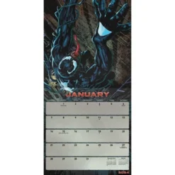 Trends International Inc. 2023-24 Wall Calendar 12"x12" Marvel Venom