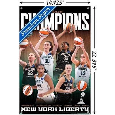 Trends International WNBA New York Liberty - 2024 WNBA Finals Champions Unframed Wall Poster Prints 4 Trends International WNBA New York Liberty - 2024 WNBA Finals Champions Unframed Wall Poster Prints - Image 2