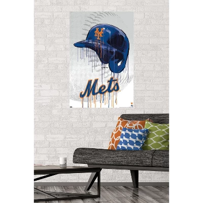 Trends International MLB New York Mets - Drip Helmet 22 Unframed Wall Poster Prints 3 Trends International MLB New York Mets - Drip Helmet 22 Unframed Wall Poster Prints