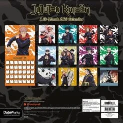 Trends International 2026 Jujutsu Kaisen 12"x12" Wall Calendar -Everyday Fan & Home GUEST 30e95f3d 624e 423f 9617 f5e8e5ffad70