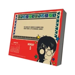 Trends International 2026 Harry Potter Dayata Time 6.12"x5.37" Box Calendar