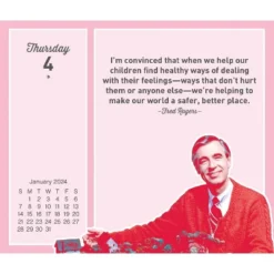 Trends International Inc. 2024 Daily Desk Calendar 4.25"x5" Mister Rogers -Everyday Fan & Home GUEST 31cbc353 2286 4aad 85e4 a01698cdaba4