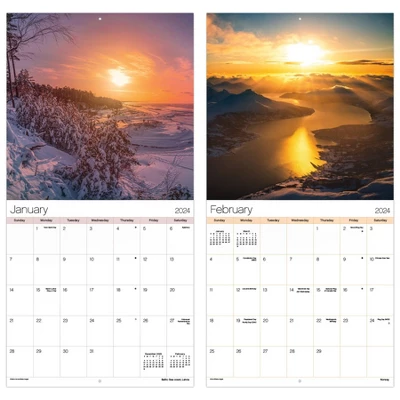 Trends International Inc. 2023-24 Wall Calendar 12"x12" Sunsets 7 Trends International Inc. 2023-24 Wall Calendar 12"x12" Sunsets - Image 5
