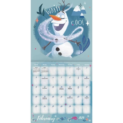 Trends International Inc. 2023-24 Wall Calendar 12"x12" Disney Frozen 4 Trends International Inc. 2023-24 Wall Calendar 12"x12" Disney Frozen - Image 2