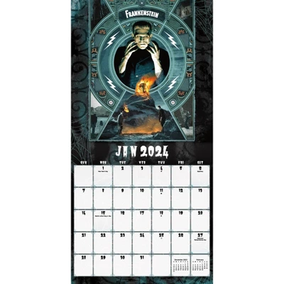 Trends International Inc. 2023-24 Wall Calendar 12"x12" Universal Monsters 3 Trends International Inc. 2023-24 Wall Calendar 12"x12" Universal Monsters
