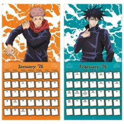 Trends International 2026 Jujutsu Kaisen 12"x12" Wall Calendar -Everyday Fan & Home GUEST 37b0a8de 4e32 457f a65c 4413753195e9