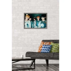 Trends International TOMORROW X TOGETHER - The Name Chapter: FREEFALL - MELANCHOLY Framed Wall Poster Prints