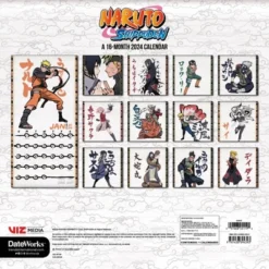 Trends International Inc. 2023-24 Wall Calendar 12"x12" Naruto Shippuden -Everyday Fan & Home GUEST 38965b3c 2c86 4ec5 957b 04b079c9c069