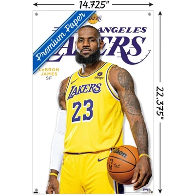 Trends International NBA Los Angeles Lakers - LeBron James Feature Series 23 Unframed Wall Poster Prints 4 Trends International NBA Los Angeles Lakers - LeBron James Feature Series 23 Unframed Wall Poster Prints - Image 2