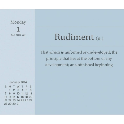 Trends International Inc. 2024 Daily Desk Calendar 4.25"x5" Words-a-Day 4 Trends International Inc. 2024 Daily Desk Calendar 4.25"x5" Words-a-Day - Image 2